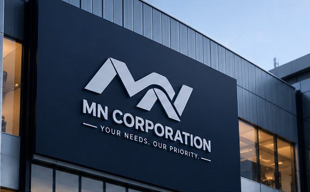 MN Corporation office building signage